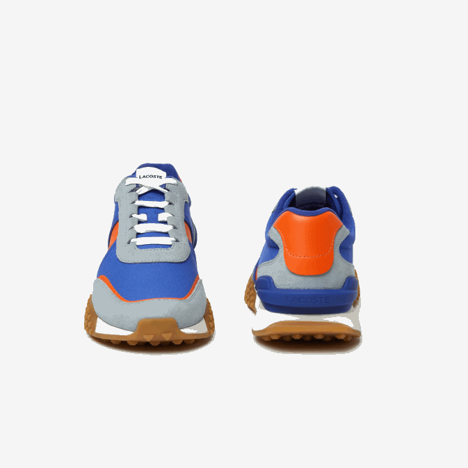 bleu orange ba1 V6HV1780 Hommes Lacoste l-spin chaussures d\extérieur en cuir et textile d\hiver de luxe