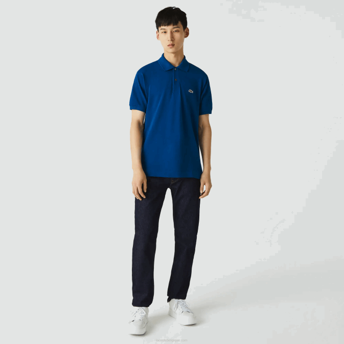 bleu z1g V6HV642 Hommes Lacoste polo original l1212