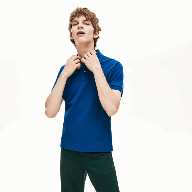 bleu z1g V6HV642 Hommes Lacoste polo original l1212