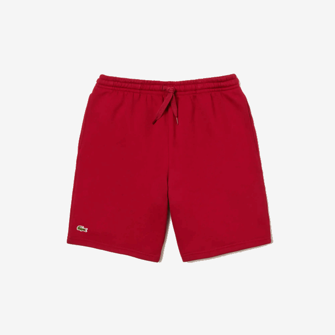 bordeaux 476 V6HV1604 Hommes Lacoste short de tennis en polaire sport