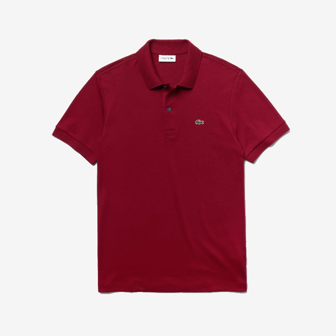 bordeaux 476 V6HV258 Hommes Lacoste polo coupe classique en coton pima