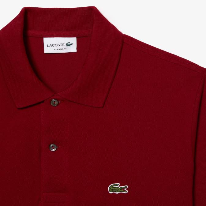bordeaux 476 V6HV656 Hommes Lacoste polo original l1212