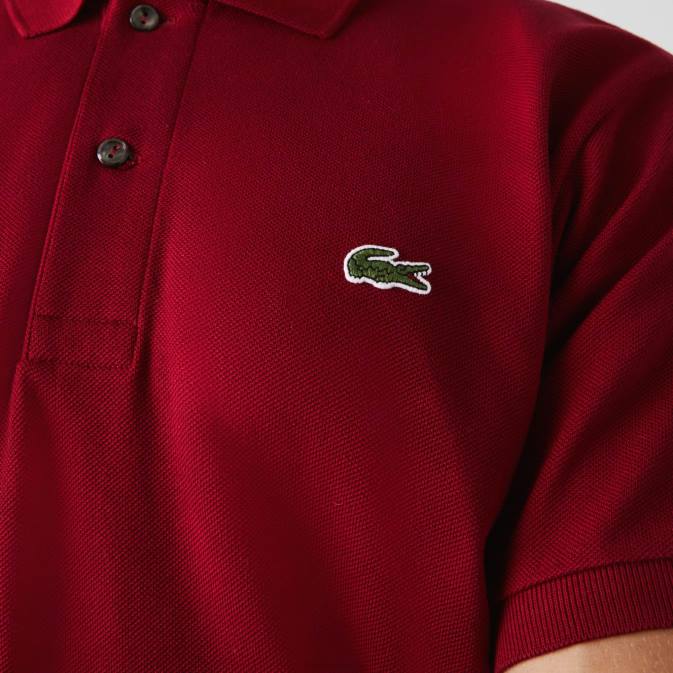 bordeaux 476 V6HV656 Hommes Lacoste polo original l1212