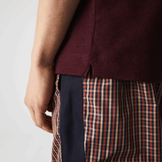 bordeaux sxl V6HV764 Hommes Lacoste polo piqué de coton stretch smart paris