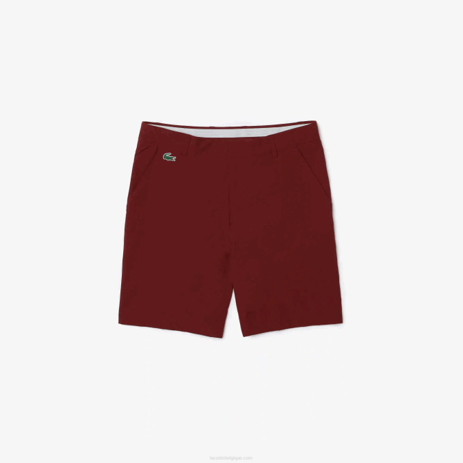 bordeaux zs1 V6HV445 Hommes Lacoste short de golf stretch léger sport