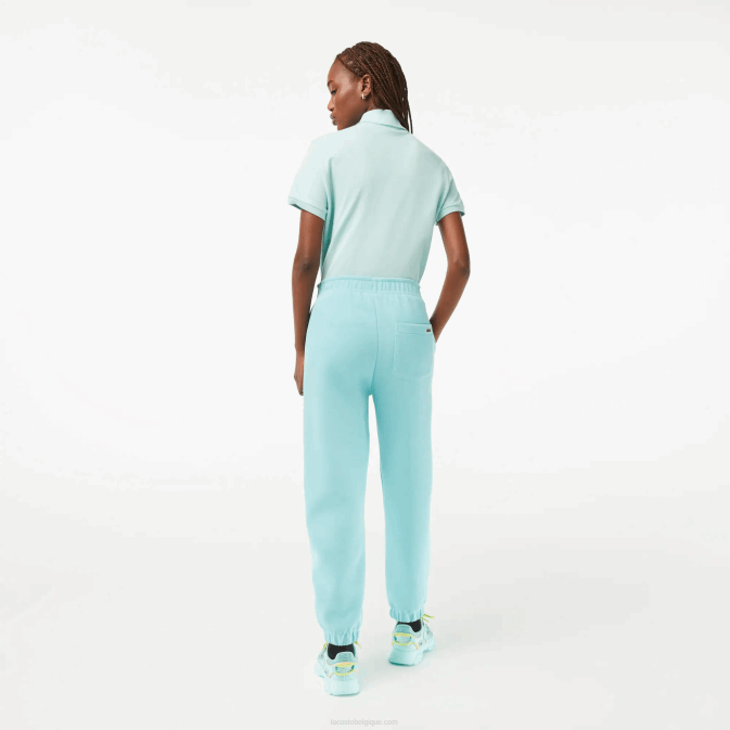 bvg turquoise V6HV2415 femmes Lacoste pantalon de jogging en coton mélangé
