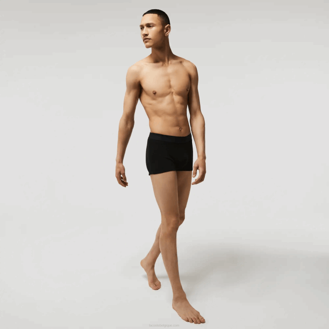 chine gris noir snp V6HV1616 Hommes Lacoste Lot de 2 boxers en piqué l1212