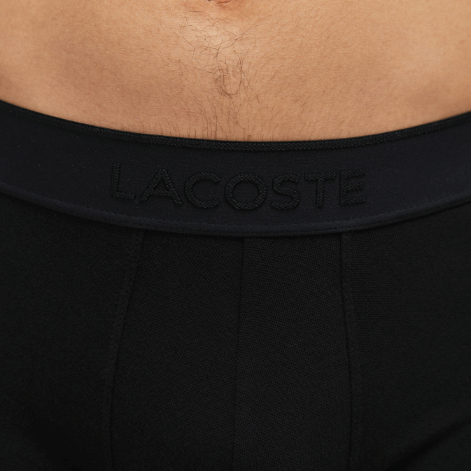 chine gris noir snp V6HV1616 Hommes Lacoste Lot de 2 boxers en piqué l1212