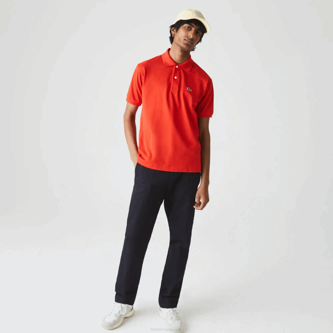 f8m rouge V6HV905 Hommes Lacoste polo original l1212