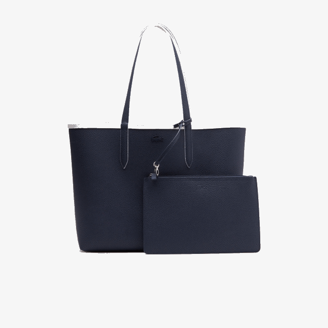 farine bleu nuit l44 V6HV2776 femmes Lacoste sac cabas bicolore réversible anna