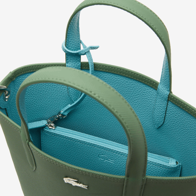 frene littoral l49 V6HV2782 femmes Lacoste sac cabas réversible en toile enduite anna