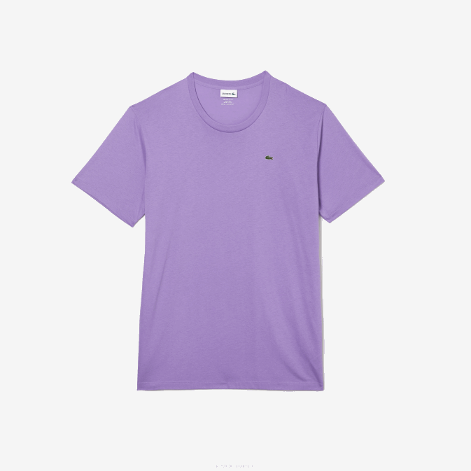 gfu violet V6HV822 Hommes Lacoste t-shirt coupe classique en jersey de coton pima xl