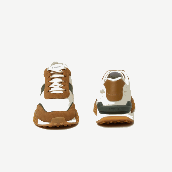 gomme de bronzage tg5 V6HV1782 Hommes Lacoste l-spin chaussures d\extérieur en cuir et textile d\hiver de luxe