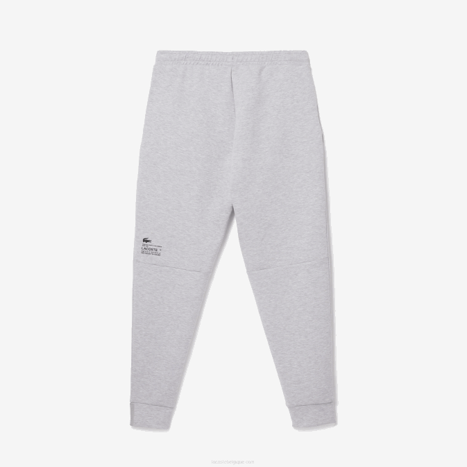 gris chiné cca V6HV1044 Hommes Lacoste pantalon de survêtement à imprimé réfléchissant