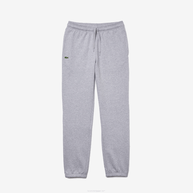 gris chiné cca V6HV1152 Hommes Lacoste pantalon de survêtement sport en polaire de tennis