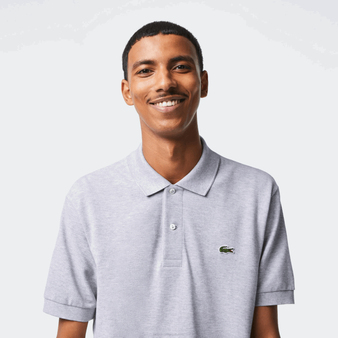 gris chiné cca V6HV127 Hommes Lacoste polo chiné original l1212