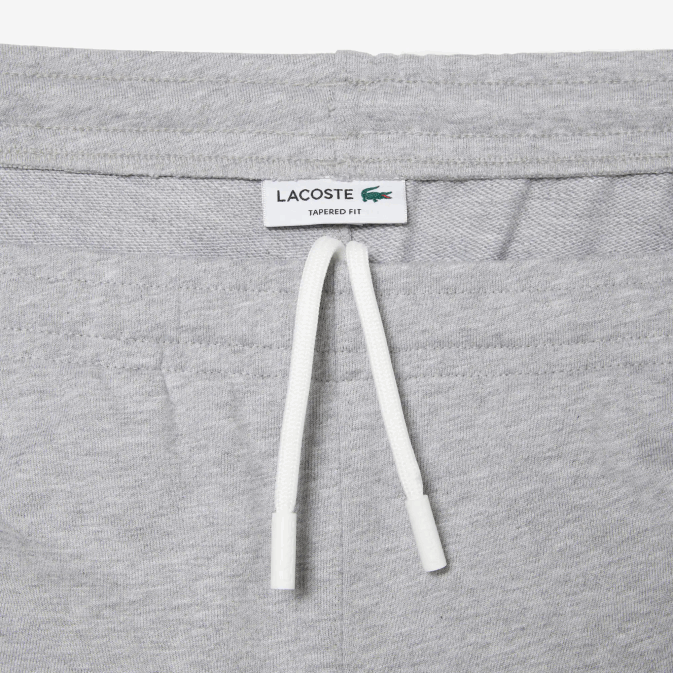 gris chiné cca V6HV308 Hommes Lacoste pantalon de jogging en molleton non brossé