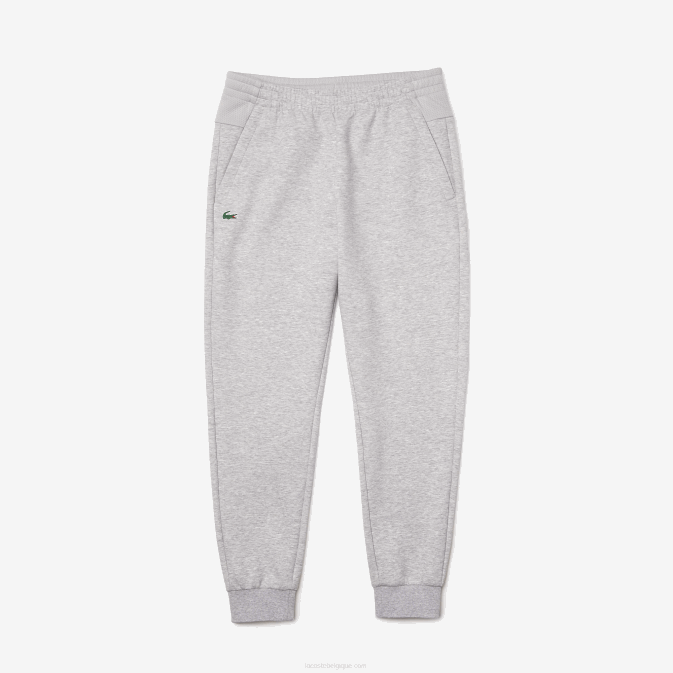 gris clair chine 9ya V6HV1020 Hommes Lacoste pantalon de survêtement à empiècements en mesh