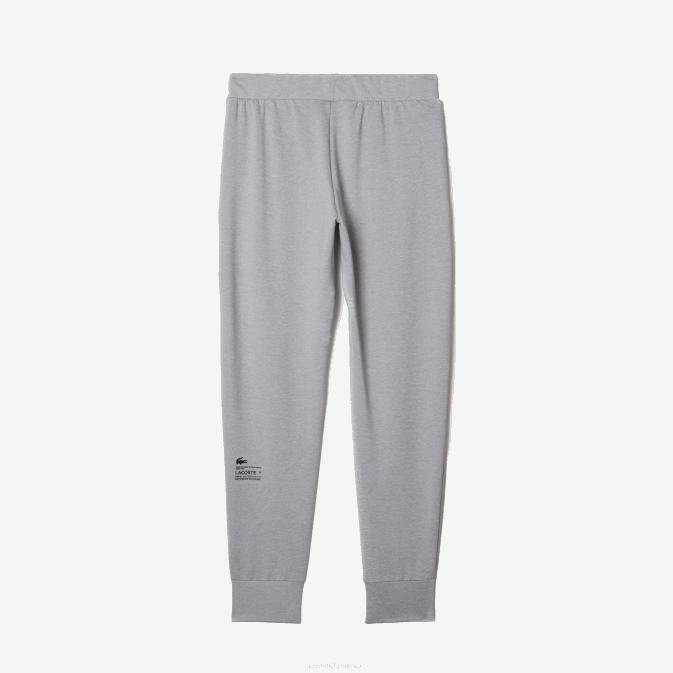 gris clair chine 9ya V6HV1073 Hommes Lacoste pantalon de survêtement de sport à deux épaisseurs