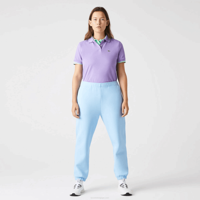 hbp bleu V6HV2414 femmes Lacoste pantalon de jogging en coton mélangé
