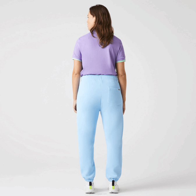 hbp bleu V6HV2414 femmes Lacoste pantalon de jogging en coton mélangé