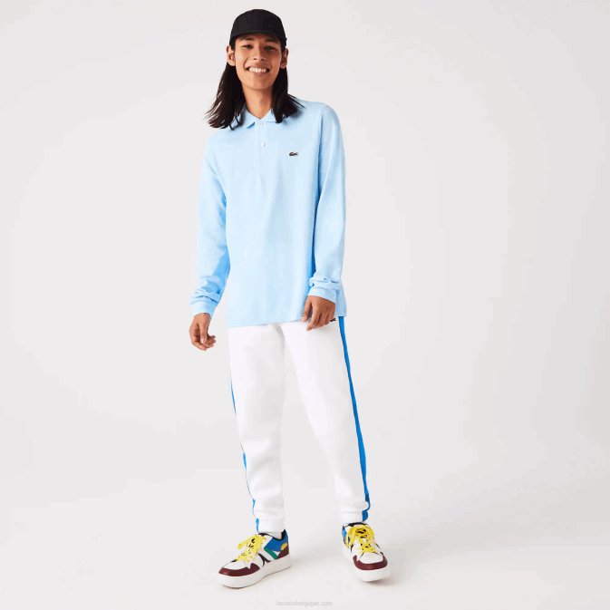 hbp bleu V6HV643 Hommes Lacoste polo à manches longues original l1212