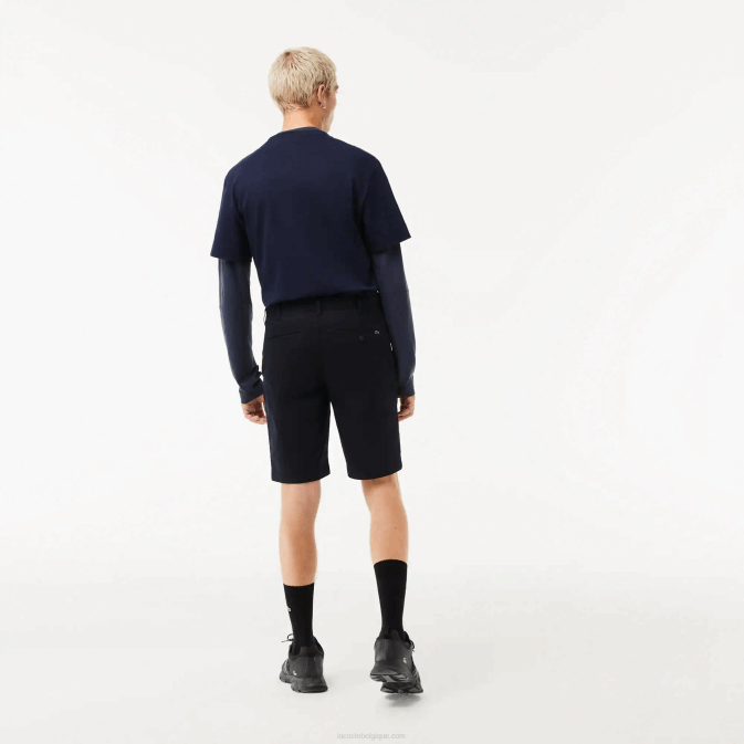 hde bleu marine V6HV454 Hommes Lacoste bermuda slim en coton stretch