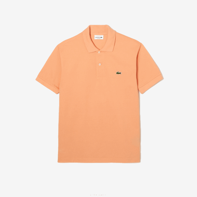 heb orange clair V6HV196 Hommes Lacoste polo original l1212