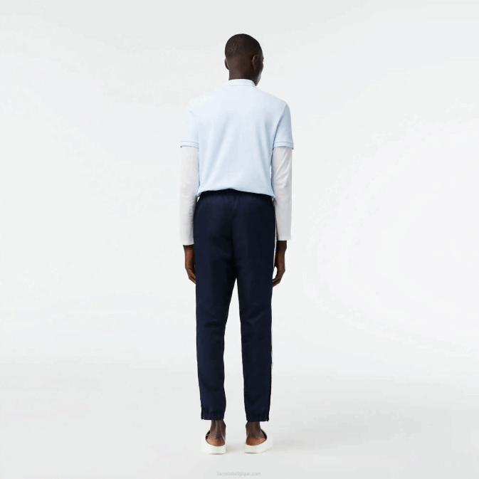 hhw noir/blanc V6HV315 Hommes Lacoste pantalon de survêtement coupe classique