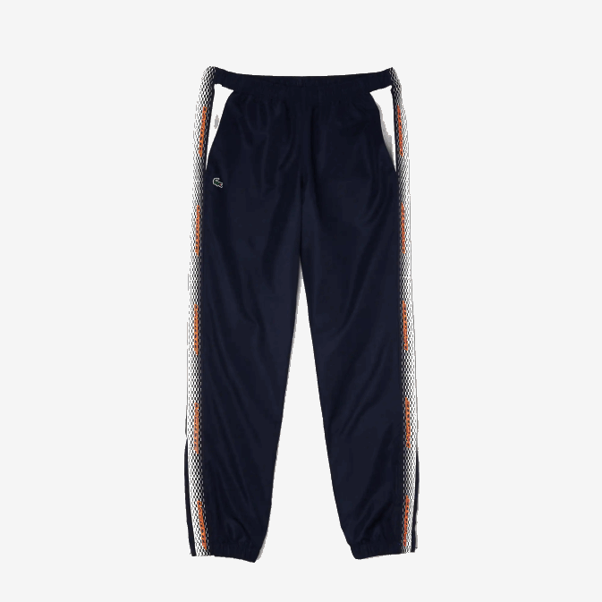 hhw noir/blanc V6HV315 Hommes Lacoste pantalon de survêtement coupe classique