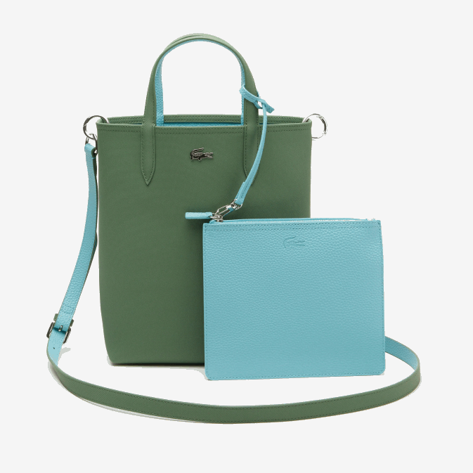 frene littoral l49 V6HV2782 femmes Lacoste sac cabas réversible en toile enduite anna