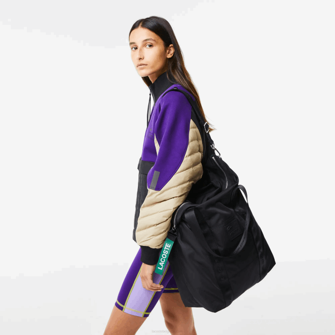 noir 000 V6HV2846 femmes Lacoste grand sac fourre-tout à poignée griffée