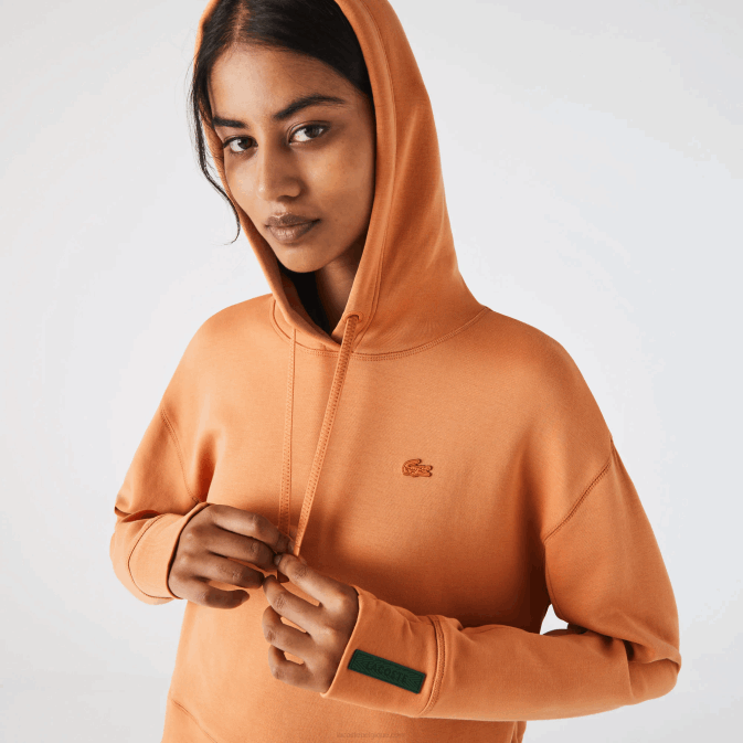 WC orange V6HV2418 femmes Lacoste sweat à capuche