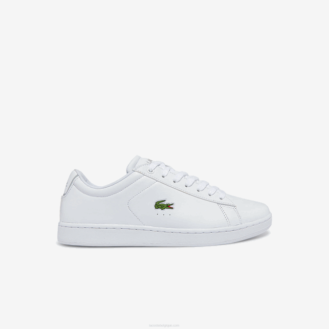 blanc 21g V6HV1817 Hommes Lacoste baskets en cuir carnaby bl