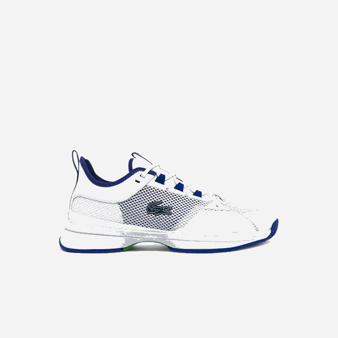 blanc/bleu 080 V6HV1865 Hommes Lacoste ag-lt21 chaussures de tennis textiles et synthétiques