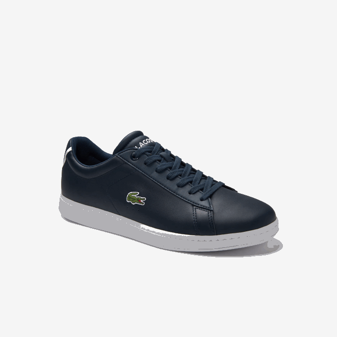 bleu marine 003 V6HV1874 Hommes Lacoste baskets en cuir carnaby evo