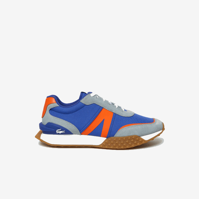 bleu orange ba1 V6HV1780 Hommes Lacoste l-spin chaussures d'extérieur en cuir et textile d'hiver de luxe