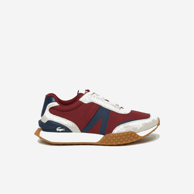 gomme marine gu1 V6HV1781 Hommes Lacoste l-spin chaussures d'extérieur en cuir et textile d'hiver de luxe