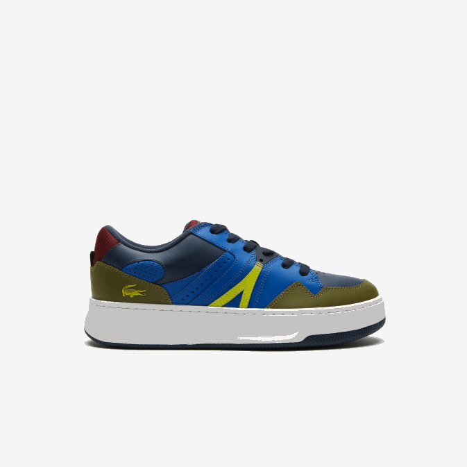 kaki marine ah9 V6HV1825 Hommes Lacoste baskets en cuir l005