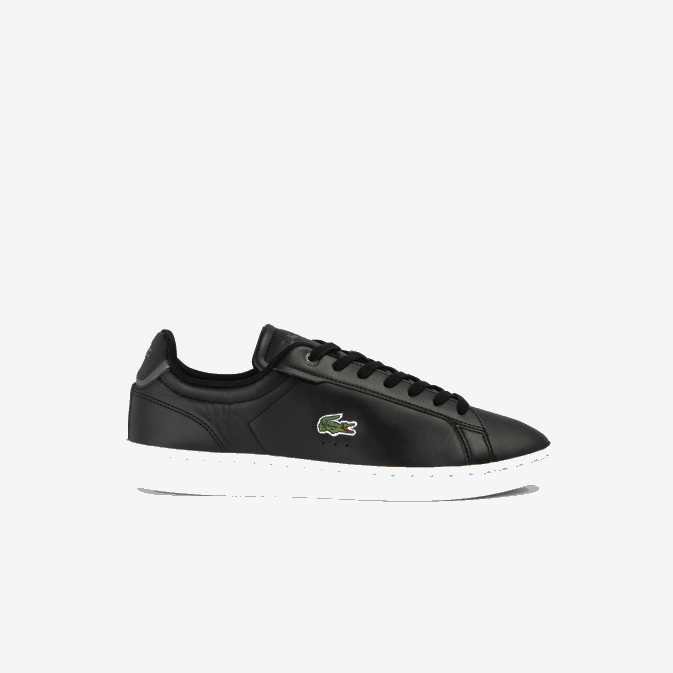 noir et blanc 312 V6HV1742 Hommes Lacoste baskets ton sur ton en cuir carnaby pro bl