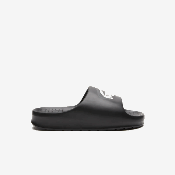 noir et blanc cassé 454 V6HV1740 Hommes Lacoste Serve slide 2.0 evo diapositives synthétiques colorblock