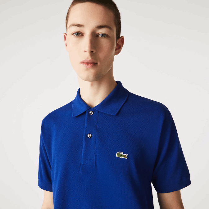 bdm bleu V6HV875 Hommes Lacoste polo original l.12.12