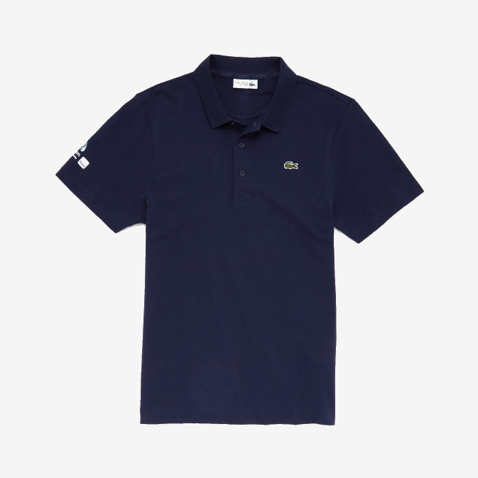 bleu marine 166 V6HV916 Hommes Lacoste polo miami open coupe classique