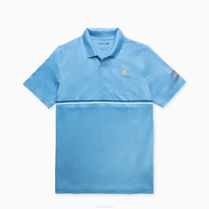 bleu marine blanc a75 V6HV1216 Hommes Lacoste polo de sport de la coupe des présidents