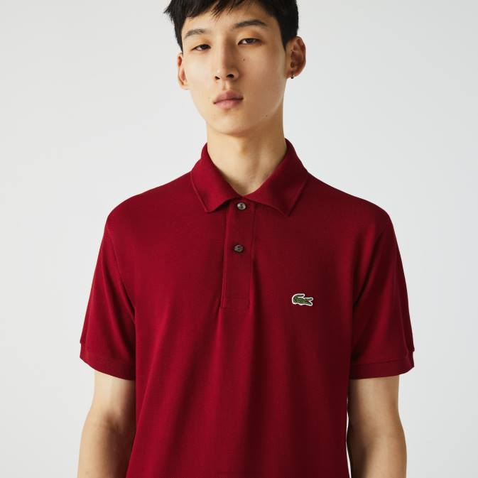 bordeaux 476 V6HV656 Hommes Lacoste polo original l.12.12