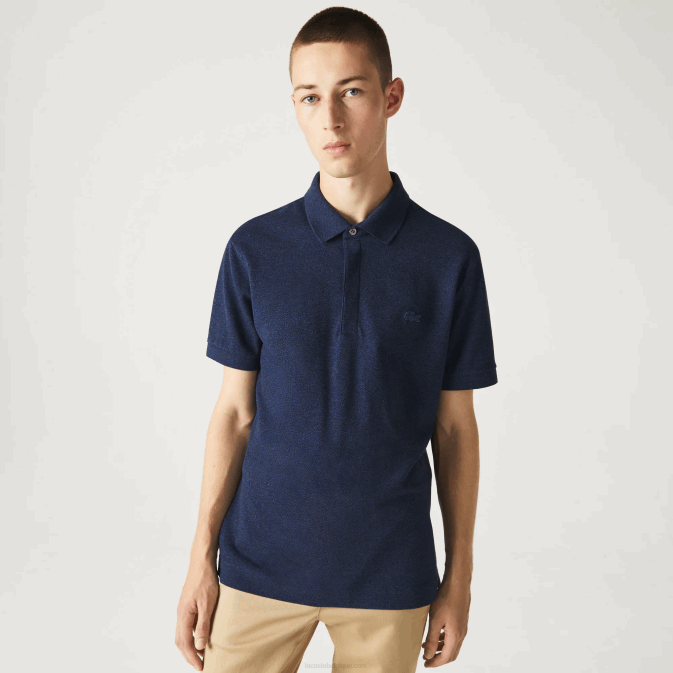 chine bleue 3gf V6HV931 Hommes Lacoste polo piqué de coton stretch smart paris
