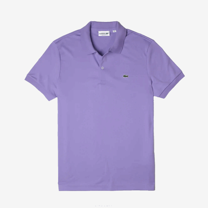 gfu violet V6HV260 Hommes Lacoste polo coupe classique en coton pima