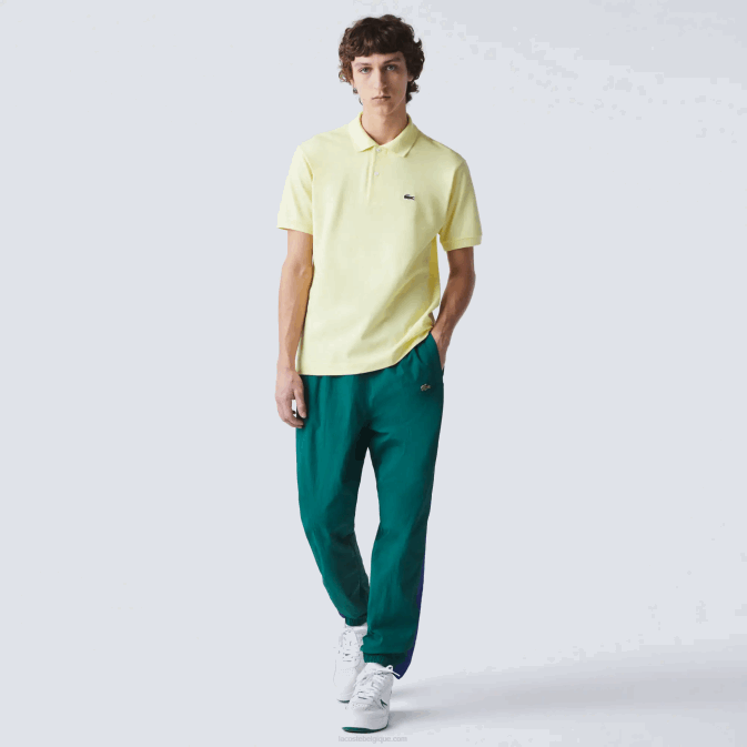 jaune 2bs V6HV809 Hommes Lacoste polo original l.12.12