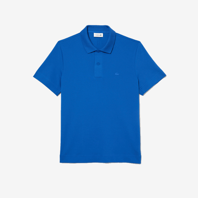 kxb bleu V6HV174 Hommes Lacoste polo en piqué de coton respirant Active Movement