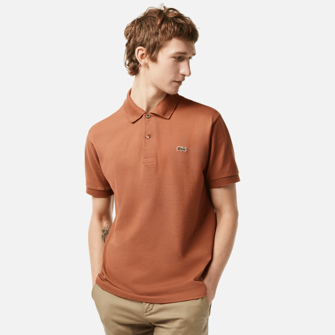 lfa marron clair V6HV104 Hommes Lacoste polo original l.12.12